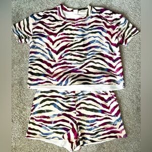 Zebra Print Set - Multicolor